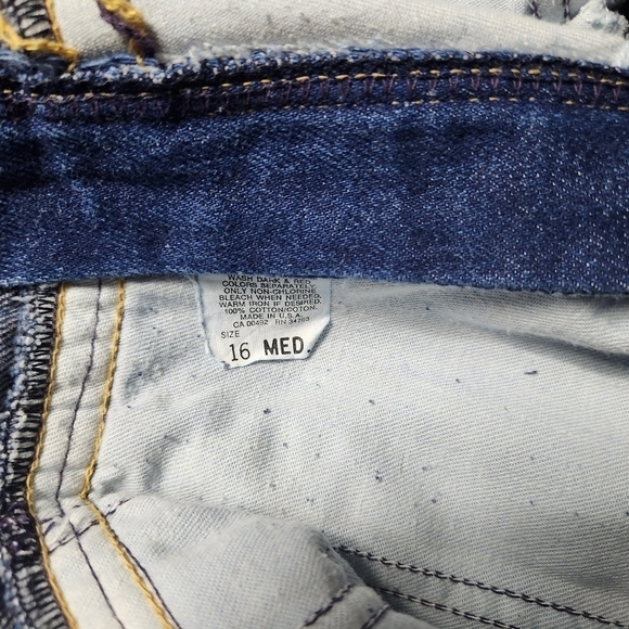 Vintage Lee High Rise Bareback Yoked Pleated Jeans Deadstock NWT-Size 16 - Picture 7 of 8